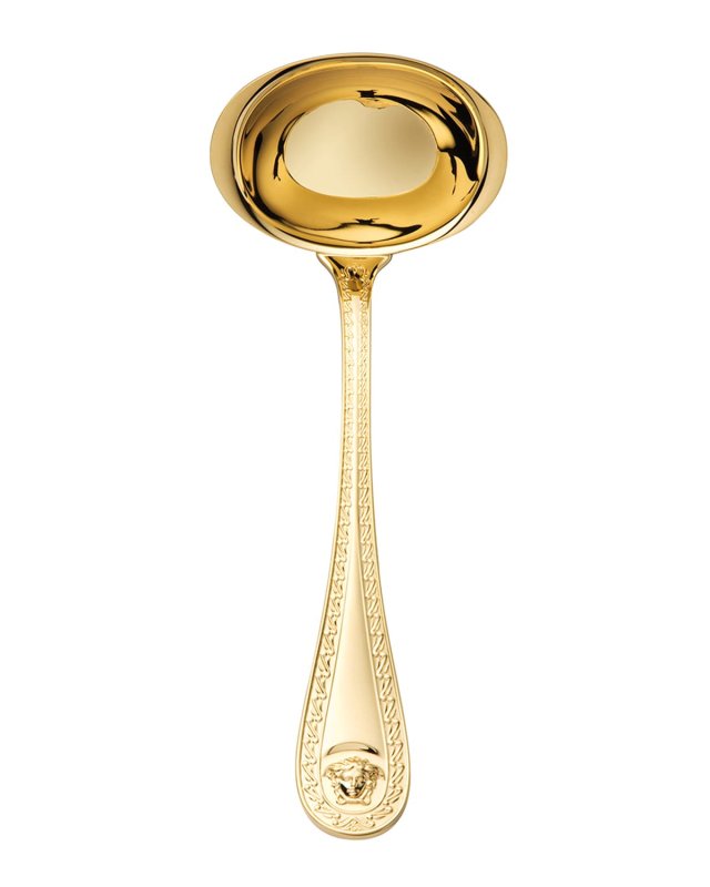 Medusa Gold-Plated Sauce Ladle